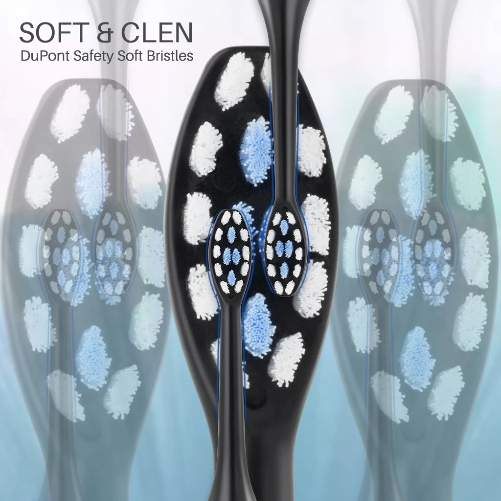 SUBORT S7 Supersonic Electric Toothbrush – Smart Timer, IPX7 Waterproof, Teeth Whitening, Replaceable Heads