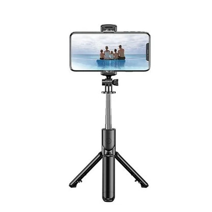 3-in-1 Wireless Selfie Stick Tripod with Bluetooth Remote - Foldable Phone Stand