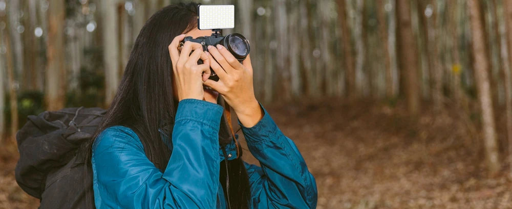 LED Selfie Light – 120 LEDs, Rechargeable Clip-On with Adjustable Brightness & Color Temp