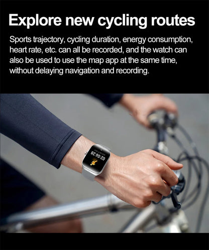 2025 AMOLED NFC Smartwatch with GPS Tracking, Bluetooth Calls & Fitness Sensors| Waterproof Sports Watch for Men and Women