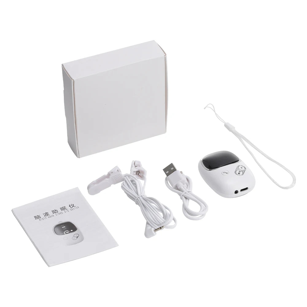 Handheld CES Sleep Aid Device for Insomnia, Anxiety & Stress Relief | Palm Microcurrent Pulse Relaxation Massager