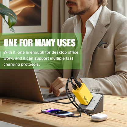120W 4-Port USB Wall Charger – Type-C Fast Charging Adapter for iPhone, Samsung, & More