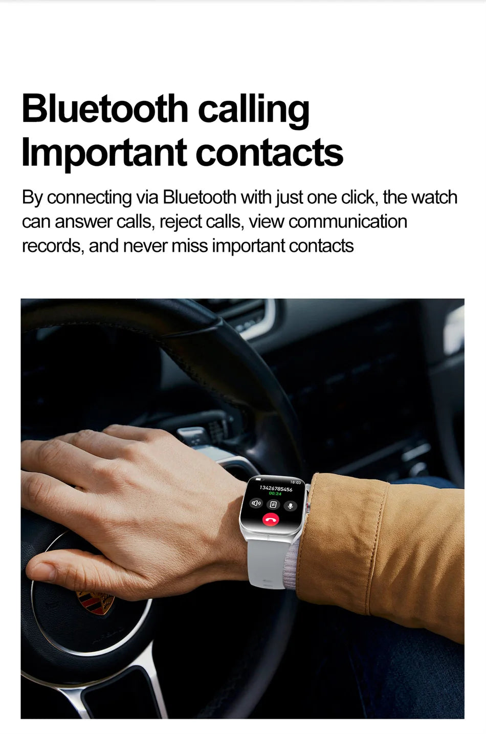 2025 AMOLED NFC Smartwatch with GPS Tracking, Bluetooth Calls & Fitness Sensors| Waterproof Sports Watch for Men and Women