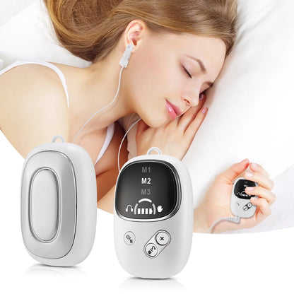 Handheld CES Sleep Aid Device for Insomnia, Anxiety & Stress Relief | Palm Microcurrent Pulse Relaxation Massager