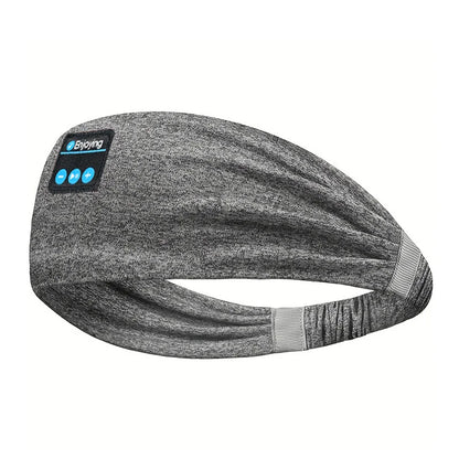 Sports Headband Wireless Bluetooth Headphones - Sleep Music Headband with Build-In Mic, Washable & Rechargeable