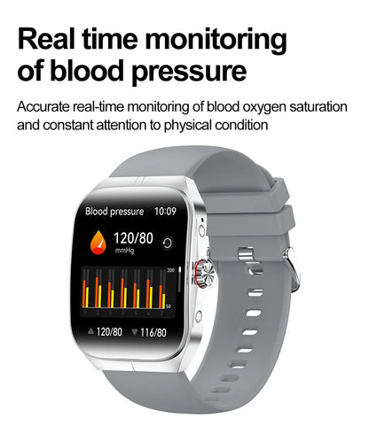 2025 AMOLED NFC Smartwatch with GPS Tracking, Bluetooth Calls & Fitness Sensors| Waterproof Sports Watch for Men and Women