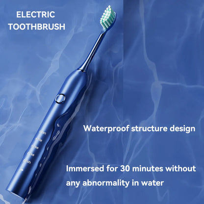 Sonic 360 Electric Toothbrush - Rechargeable, 5 Modes, 4 Brush Heads & Travel Case