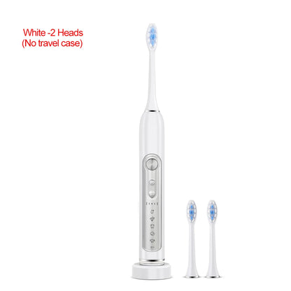 SUBORT S7 Supersonic Electric Toothbrush – Smart Timer, IPX7 Waterproof, Teeth Whitening, Replaceable Heads