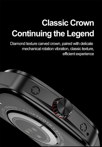 2025 AMOLED NFC Smartwatch with GPS Tracking, Bluetooth Calls & Fitness Sensors| Waterproof Sports Watch for Men and Women