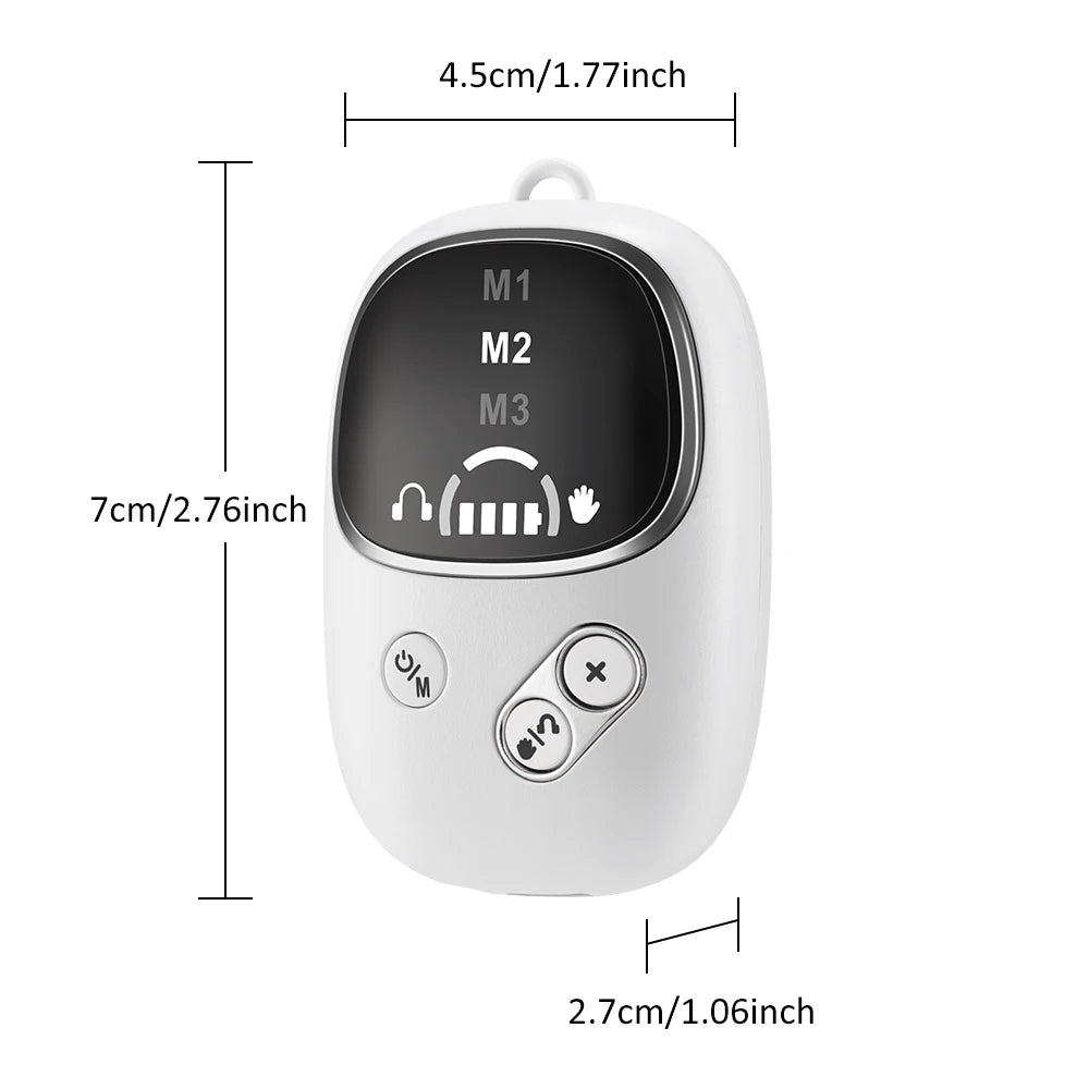 Handheld CES Sleep Aid Device for Insomnia, Anxiety & Stress Relief | Palm Microcurrent Pulse Relaxation Massager