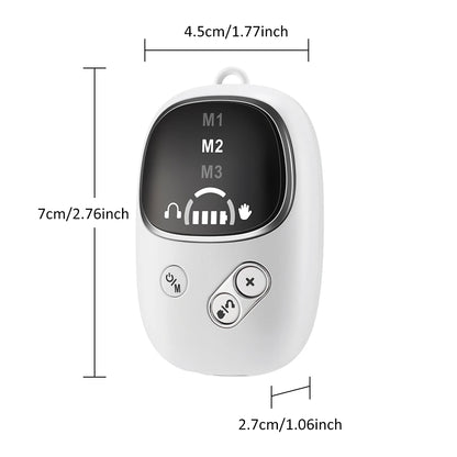 Handheld CES Sleep Aid Device for Insomnia, Anxiety & Stress Relief | Palm Microcurrent Pulse Relaxation Massager