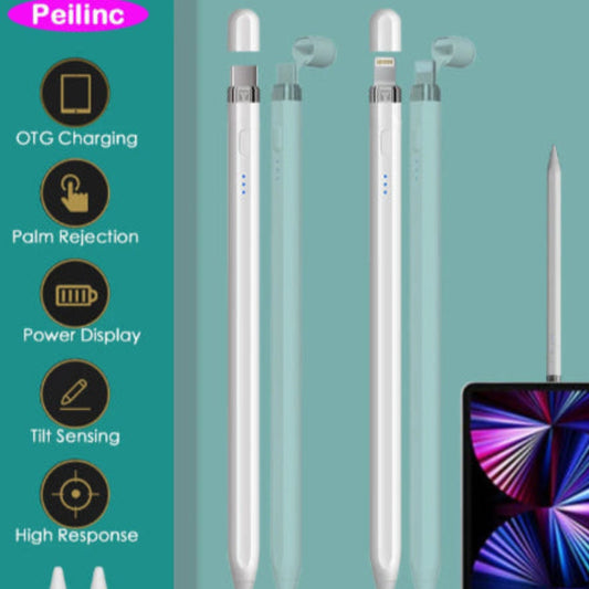 Stylus Pen for iPad – Palm Rejection, Tilt Sensing, Battery Display & OTG Charging