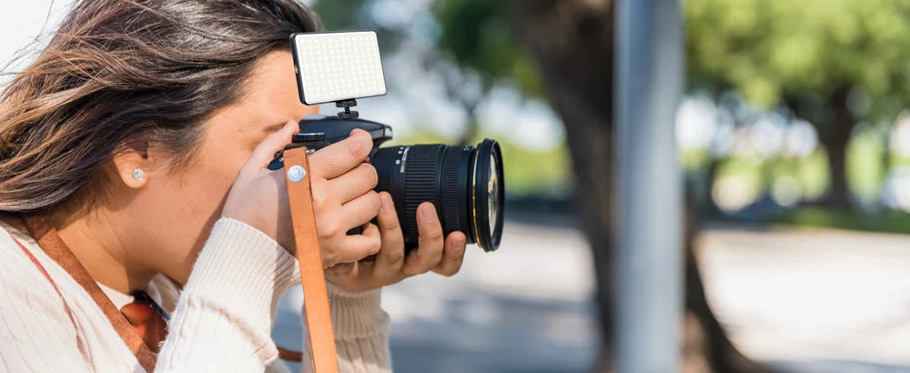 LED Selfie Light – 120 LEDs, Rechargeable Clip-On with Adjustable Brightness & Color Temp