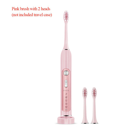 SUBORT S7 Supersonic Electric Toothbrush – Smart Timer, IPX7 Waterproof, Teeth Whitening, Replaceable Heads