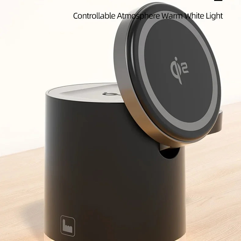 3-in-1 Foldable Magnetic Wireless Fast Charger for iPhone 16/15/14/13/12, Apple Watch & AirPods Pro