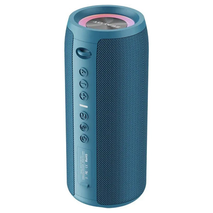 Zealot-S51 Pro 40W High-Power Bluetooth Speaker - Waterproof, RGB Lights, TWS Stereo (Black, Blue, Gray, Camouflage)