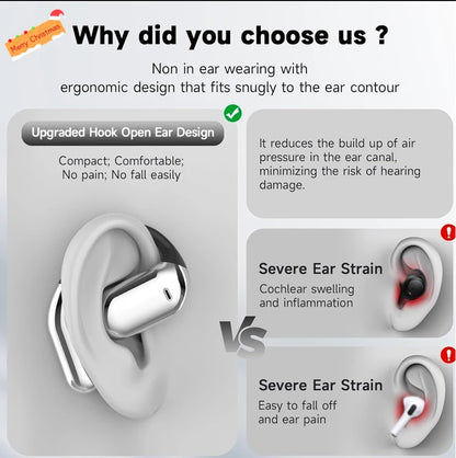 AI Translator Earbuds | Real-Time 144-Language Translation Headphones with LCD Touch Display & Bluetooth 5.3