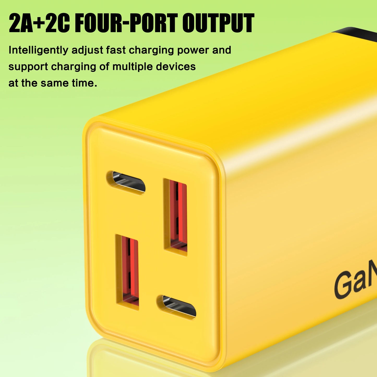 120W 4-Port USB Wall Charger – Type-C Fast Charging Adapter for iPhone, Samsung, & More