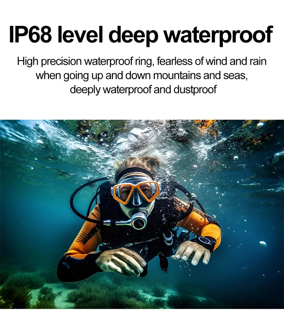 2025 AMOLED NFC Smartwatch with GPS Tracking, Bluetooth Calls & Fitness Sensors| Waterproof Sports Watch for Men and Women