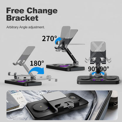 7-in-1 Multi-Device Charging Station for iPad, iPhone, Watches & Air Pods
