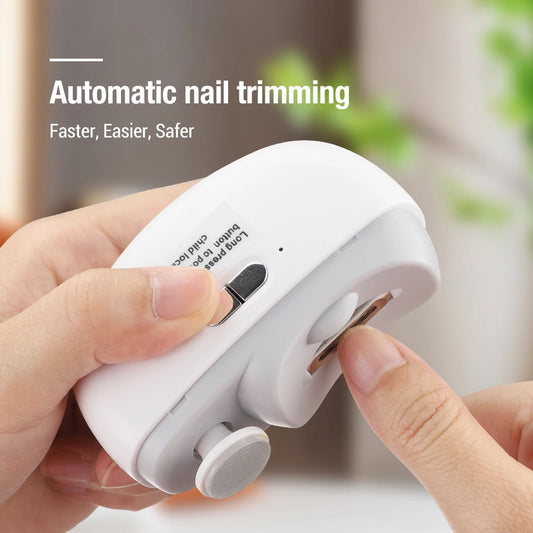 2-in-1 Electric Nail Clipper & Grinder - Portable, Rechargeable, Multifunction Manicure Tool