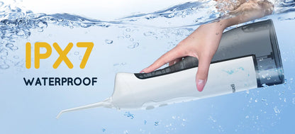 Cordless Portable Water Flosser – 4 Jet Tips, 3 Modes, 300 ml Tank (IPX7 Waterproof)OLD