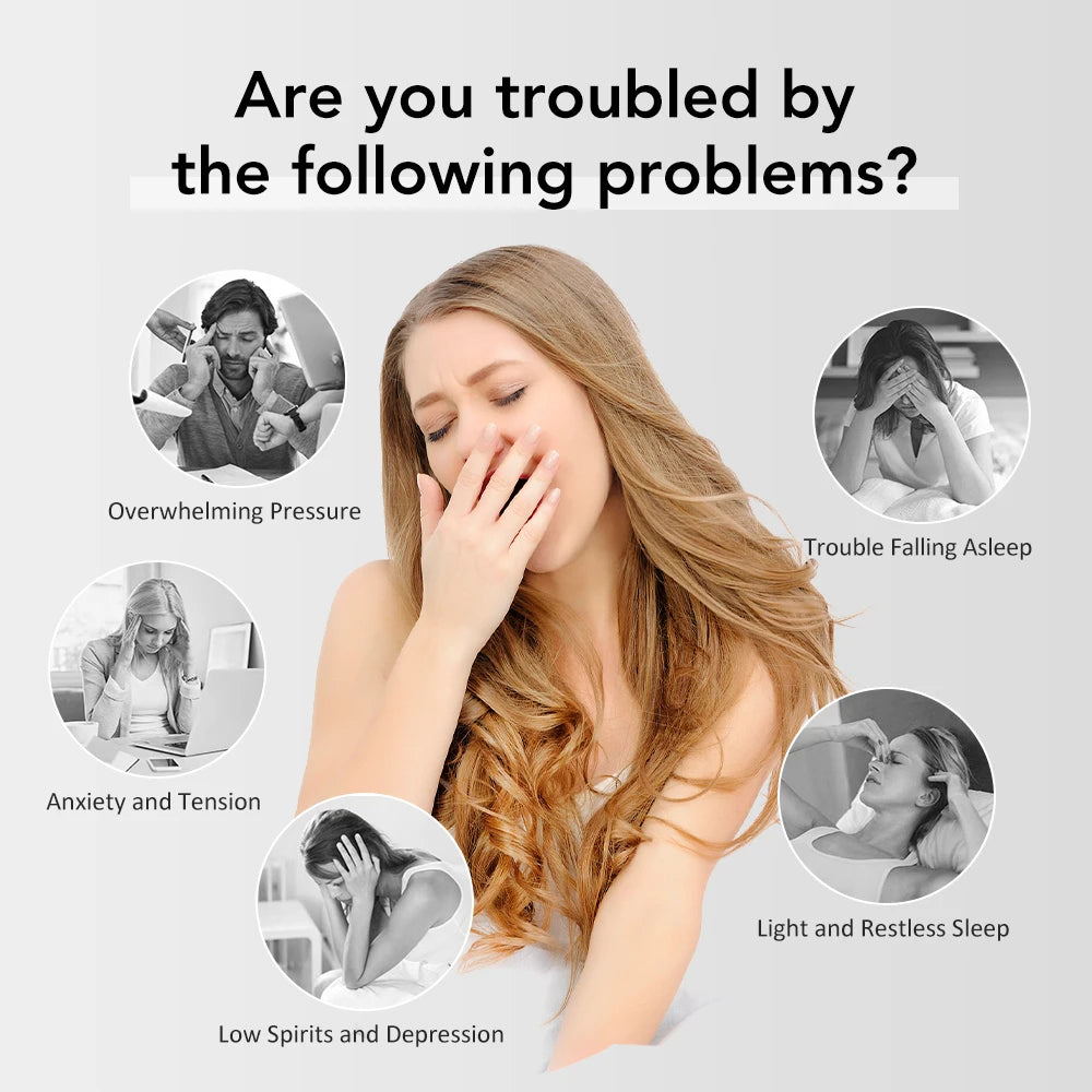 Handheld CES Sleep Aid Device for Insomnia, Anxiety & Stress Relief | Palm Microcurrent Pulse Relaxation Massager