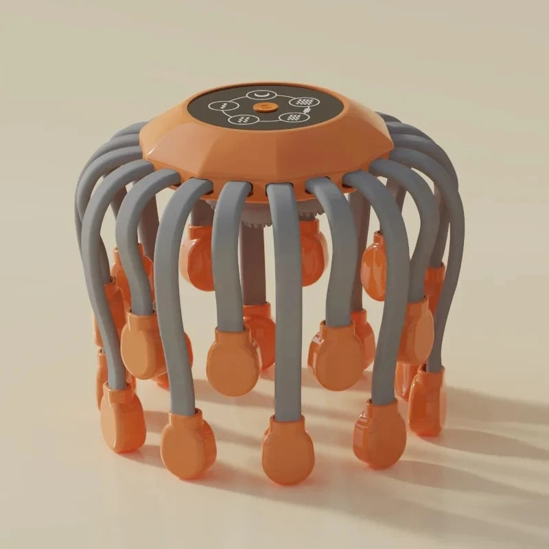 NeuroRelax Octopus Scalp Massager - 20 Head with Red Light Therapy