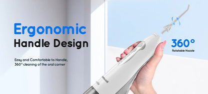 Cordless Portable Water Flosser – 4 Jet Tips, 3 Modes, 300 ml Tank (IPX7 Waterproof)OLD