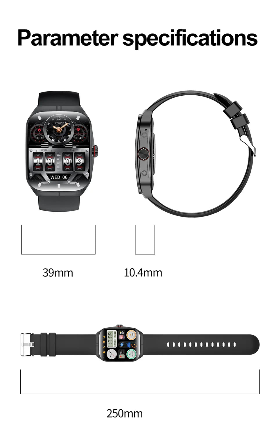 2025 AMOLED NFC Smartwatch with GPS Tracking, Bluetooth Calls & Fitness Sensors| Waterproof Sports Watch for Men and Women