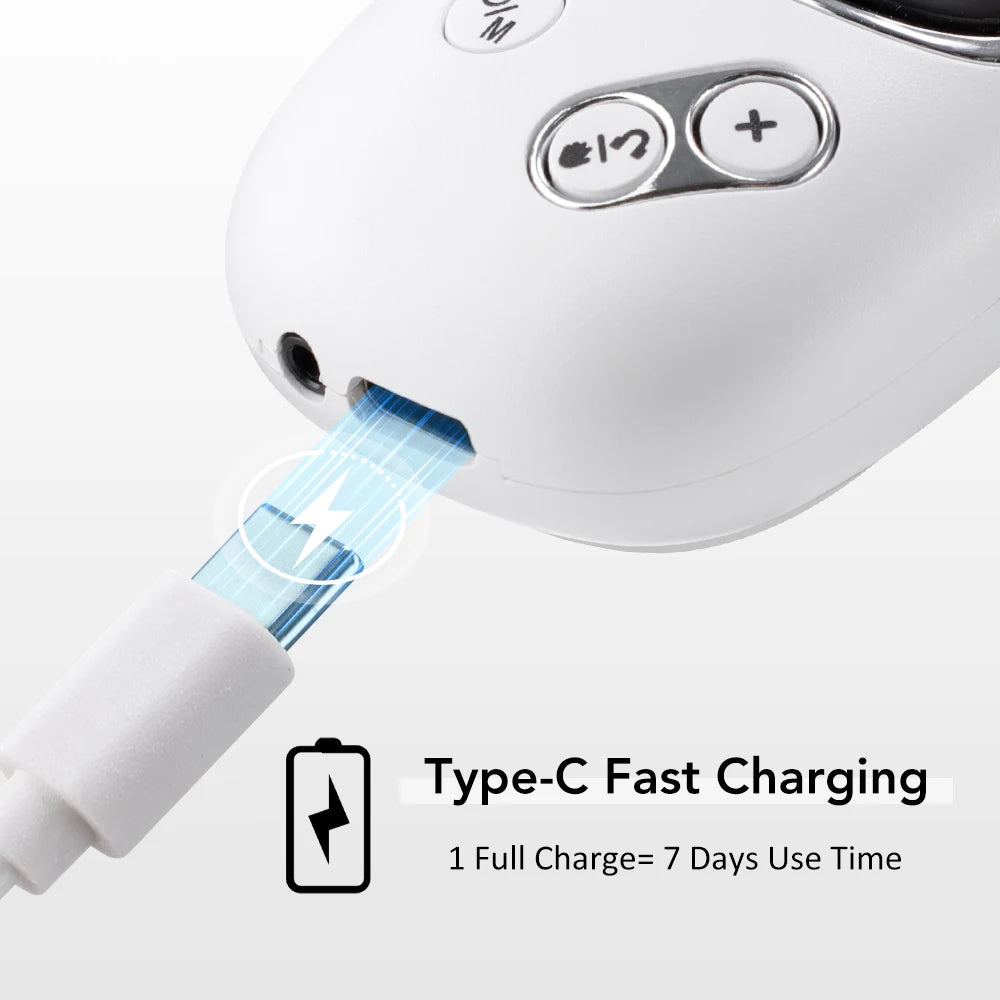 Handheld CES Sleep Aid Device for Insomnia, Anxiety & Stress Relief | Palm Microcurrent Pulse Relaxation Massager