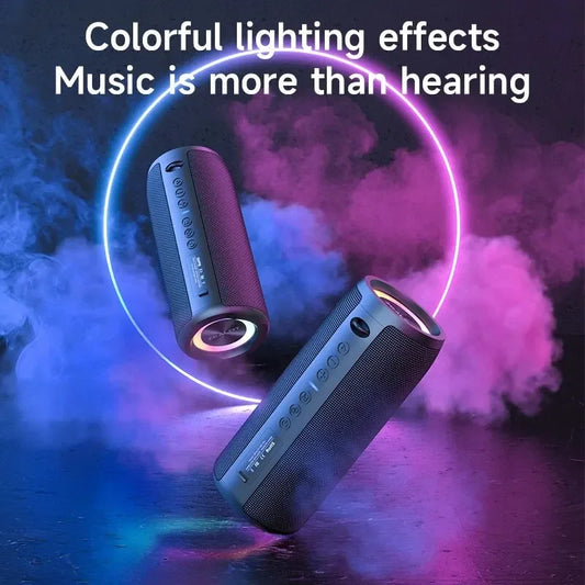 Zealot-S51 Pro 40W High-Power Bluetooth Speaker - Waterproof, RGB Lights, TWS Stereo (Black, Blue, Gray, Camouflage)