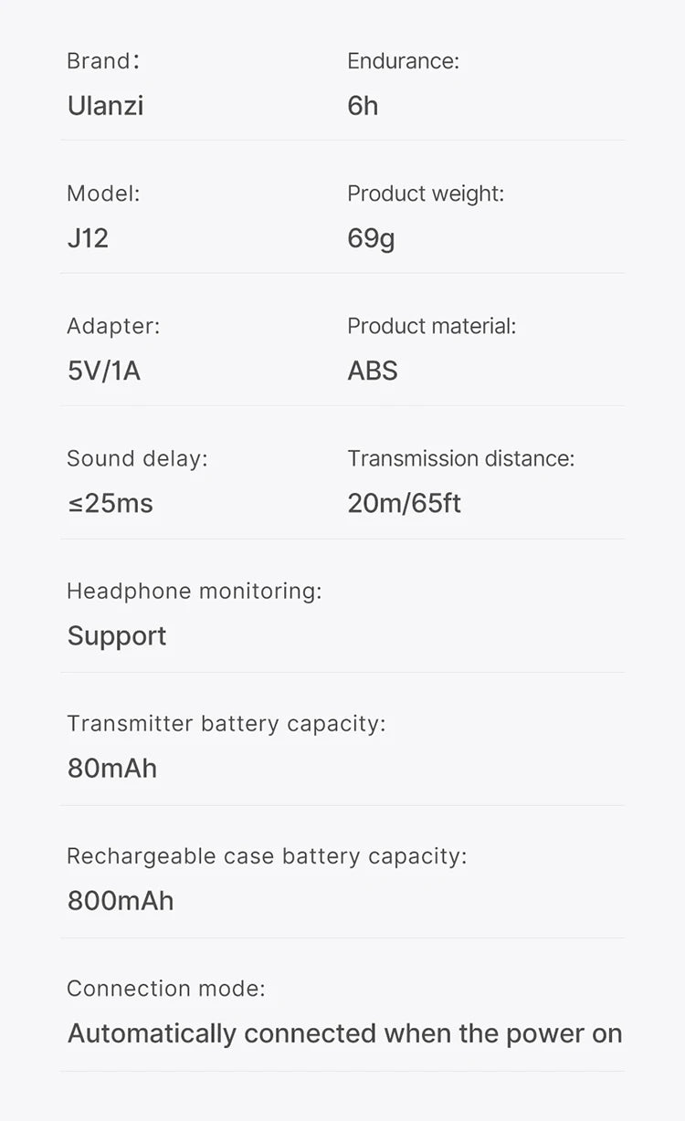 Professional Wireless Lavalier Microphone Kit - Dual Clip-On Mini Mics with Charging Case (iPhone & Android)
