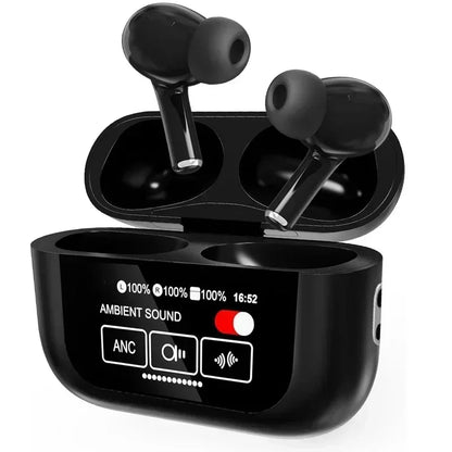AI Translator Earbuds with LED Display – 144 Languages